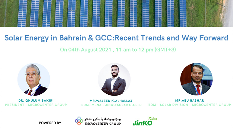 Solar Energy in Bahrain & GCC: Recent Trends & Way Forward